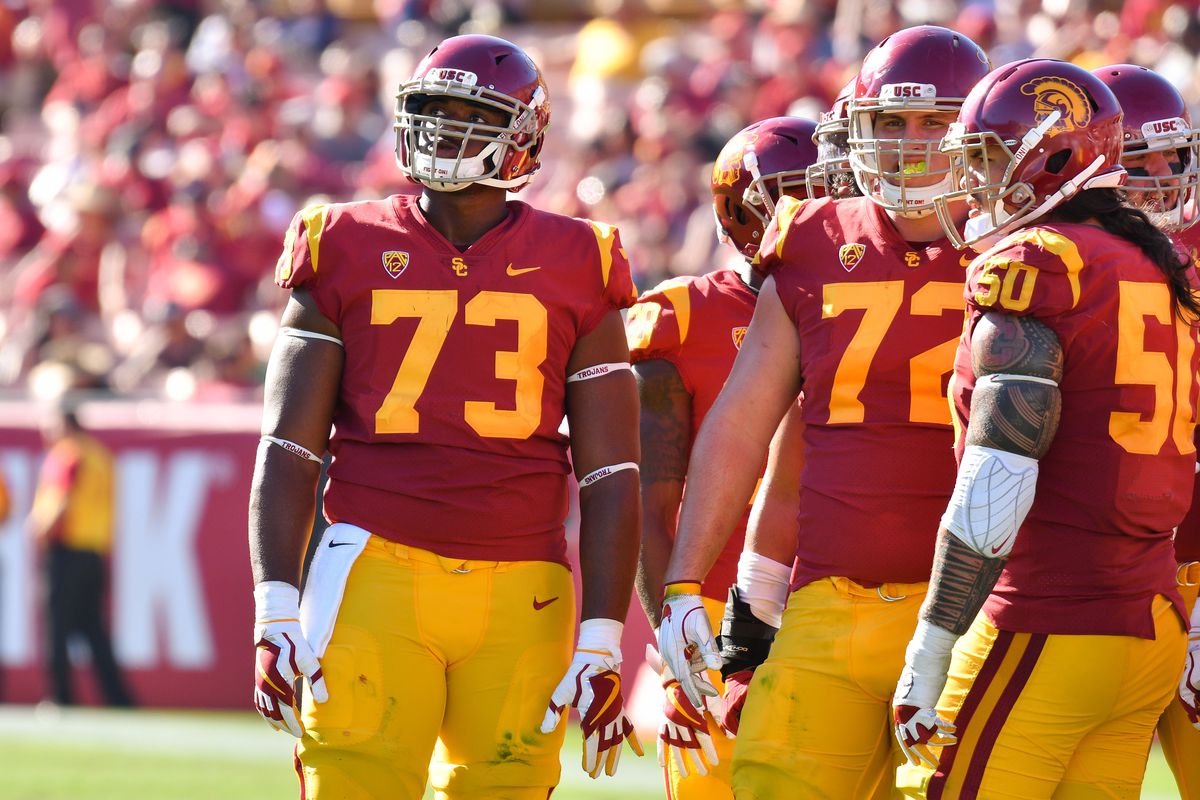 USC 19-years old offensive lineman thrives after a short period on the ...